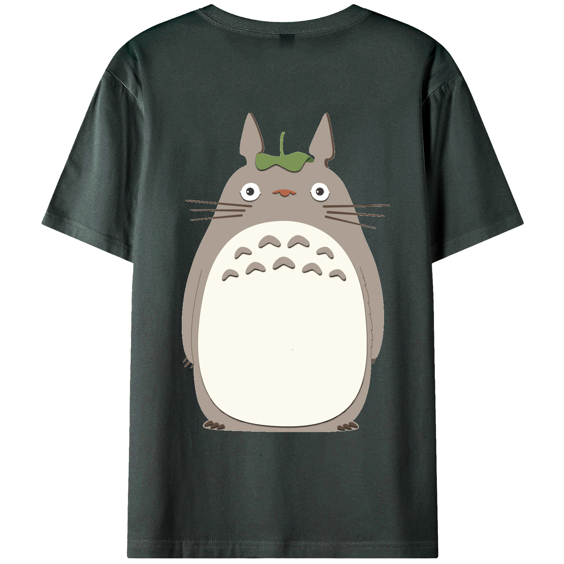 （画像用） となりのトトロ 草壁メイ 草壁サツキ My Neighbor Totoro Satsuki Kusakabe Mei Kusakabe 綿100％ メンズ半袖Tシャツ（バックプリント） 通気性